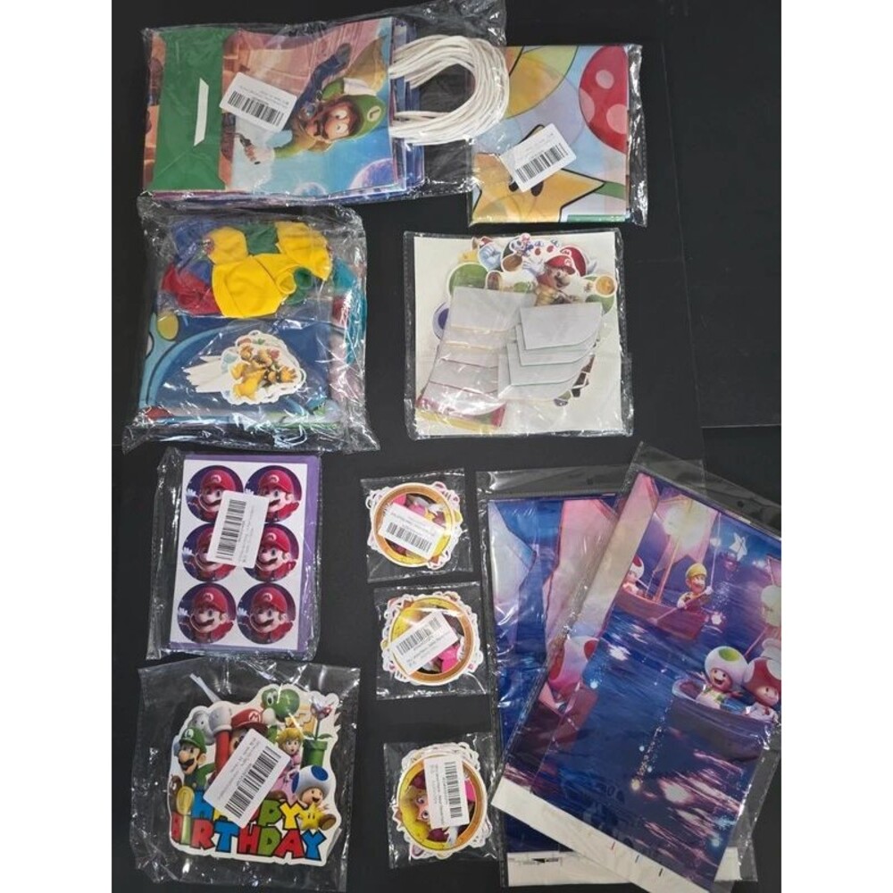 Super Mario Birthday Party Supplies